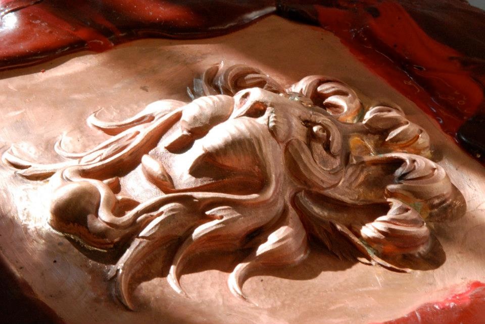 Technique du métal repoussé à la fonderie !